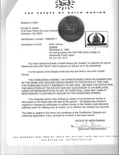 Keith Haring "Untitled (Herb Ritts Collage)" Original Painting