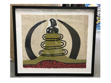 Keith Haring "Untitled (Herb Ritts Collage)" Original Painting