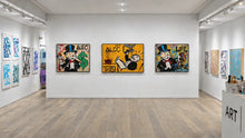Chairman Monops by Alec Monopoly  acrylic and aerosol on canvas original painting in the ArtLife Gallery