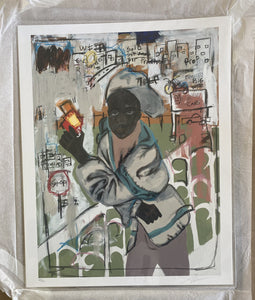 Jammie Holmes "Pop Gun" Screenprint