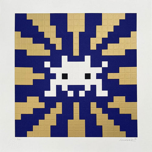 Invader - Sunset (Blue and Gold)