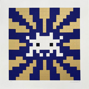 Invader - Sunset (Blue and Gold)