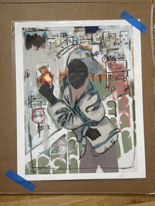 Jammie Holmes "Pop Gun" Screenprint