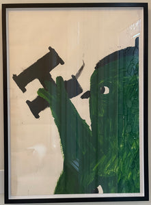 Szabolcs Bozó - "D.M.023" Original Painting on Paper