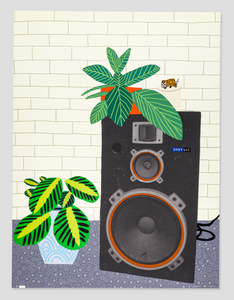 Jonas Wood - "Speaker Still Life" (2019)